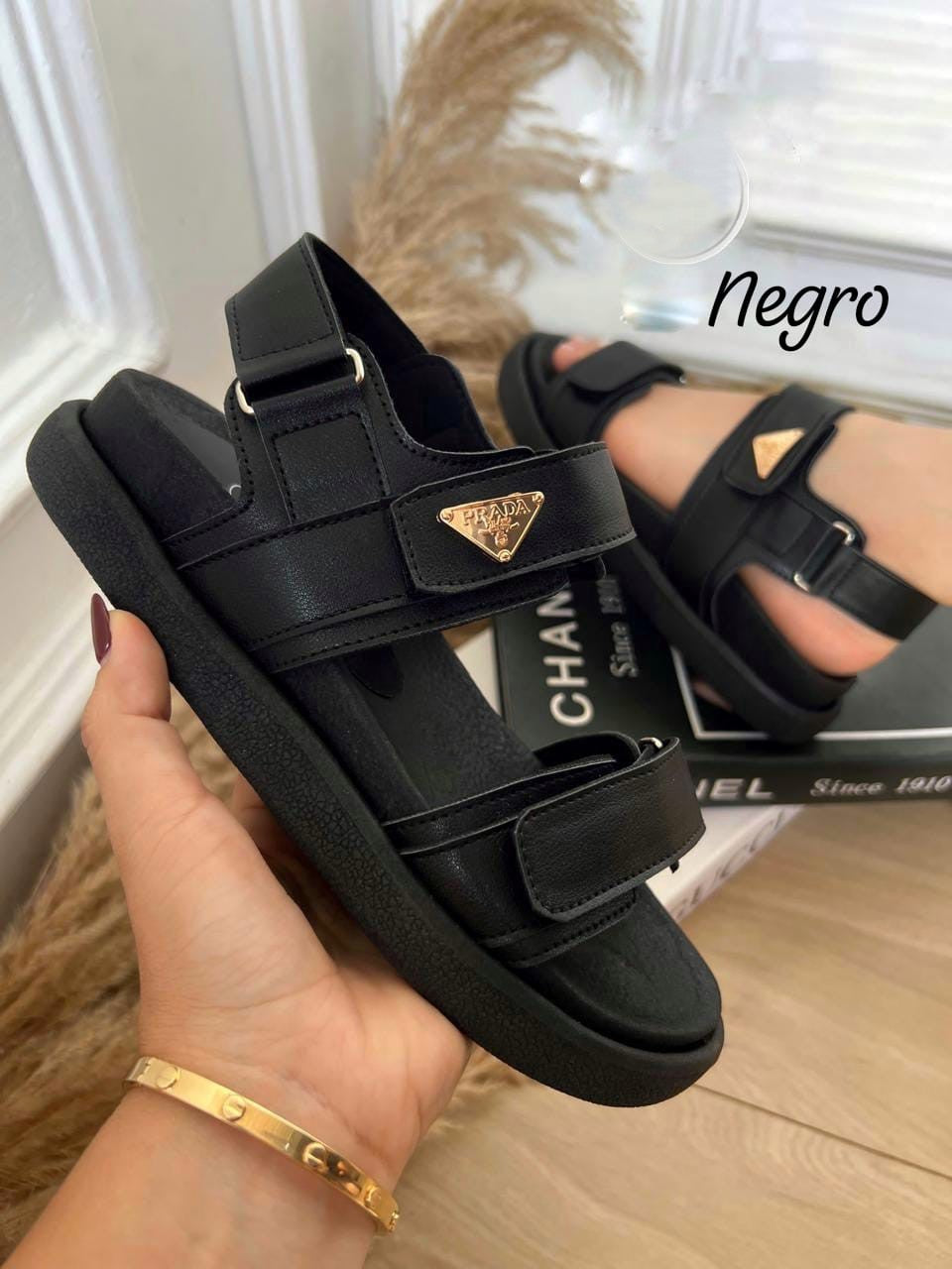 Cloud Sandals™ Honey and Black Edition