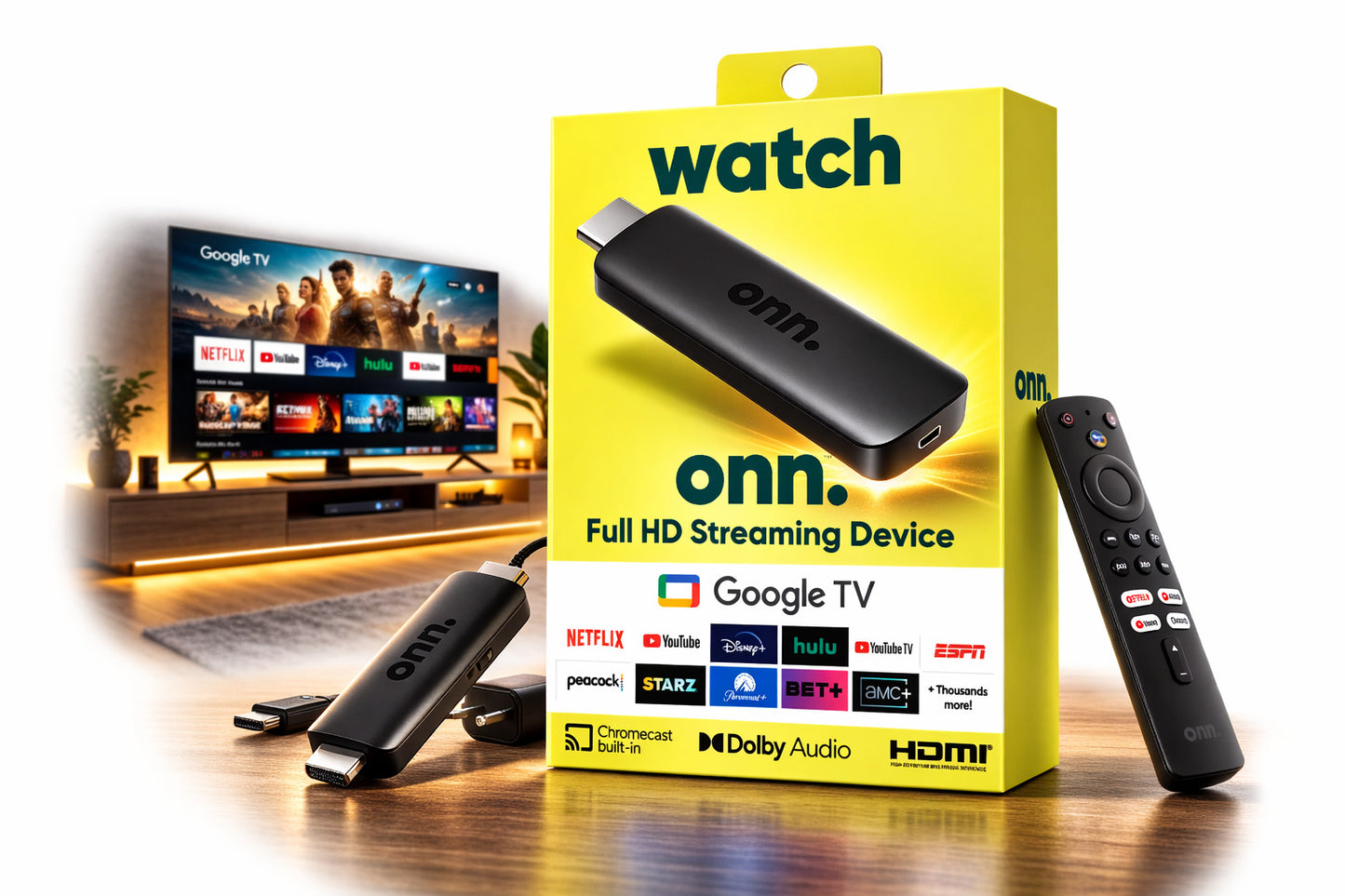 Tv Stick Watch Onn