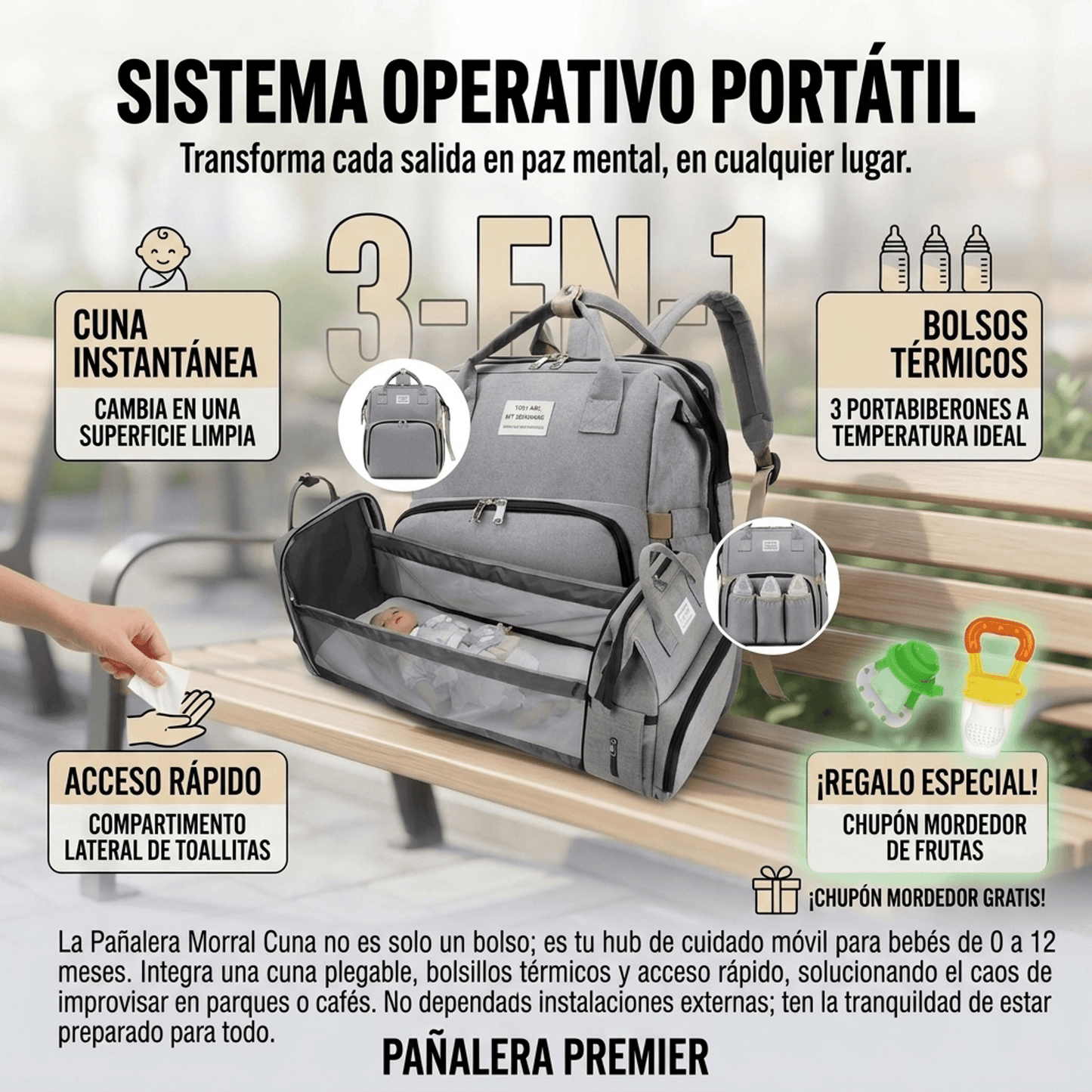 OFERTA DE PAÑALERA TODO EN 1