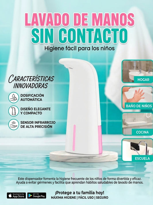 Dispensador Automático de Jabón Sin Contacto