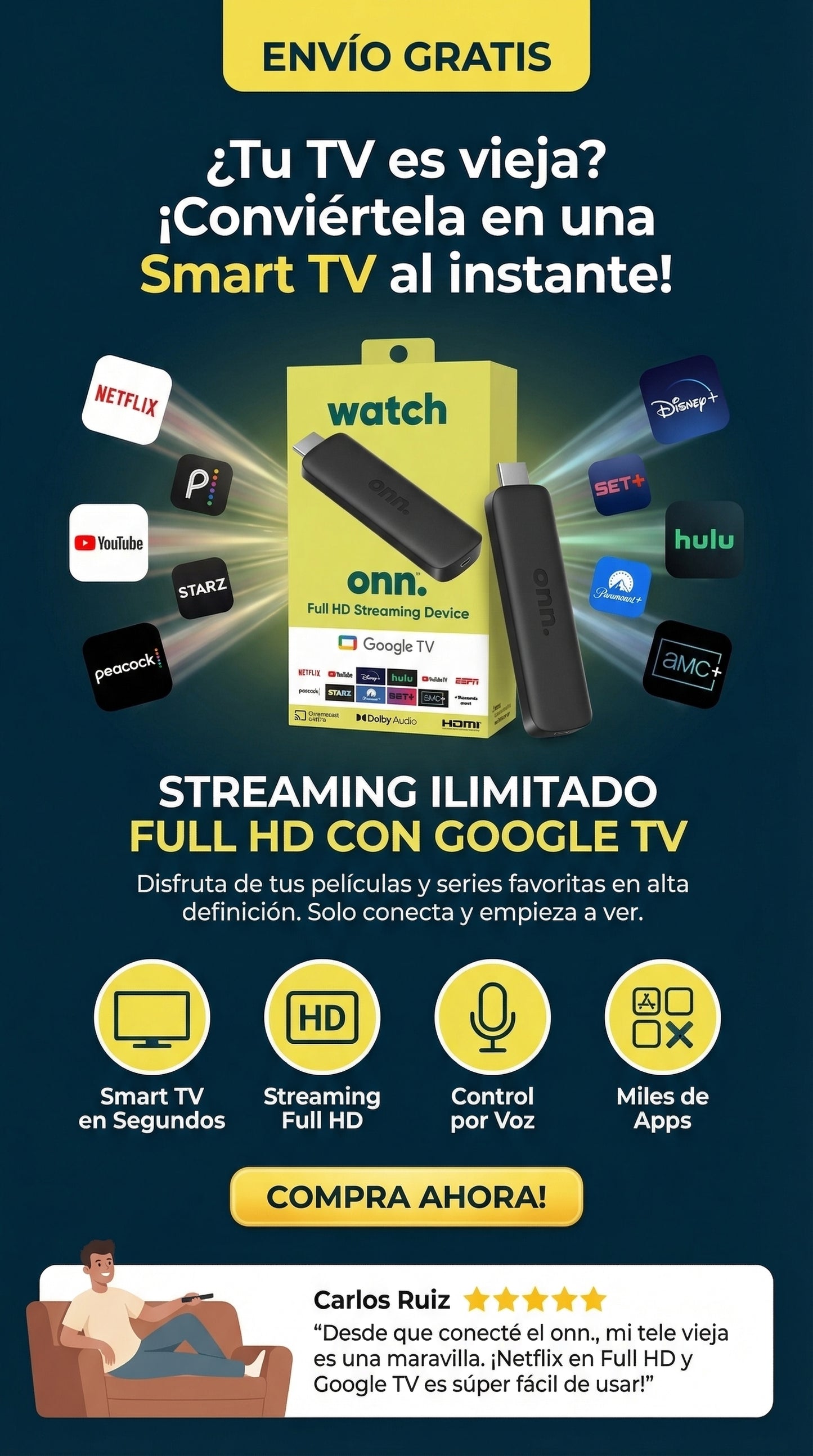 Tv Stick Watch Onn